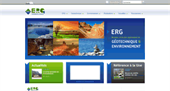 Desktop Screenshot of erg-sa.fr